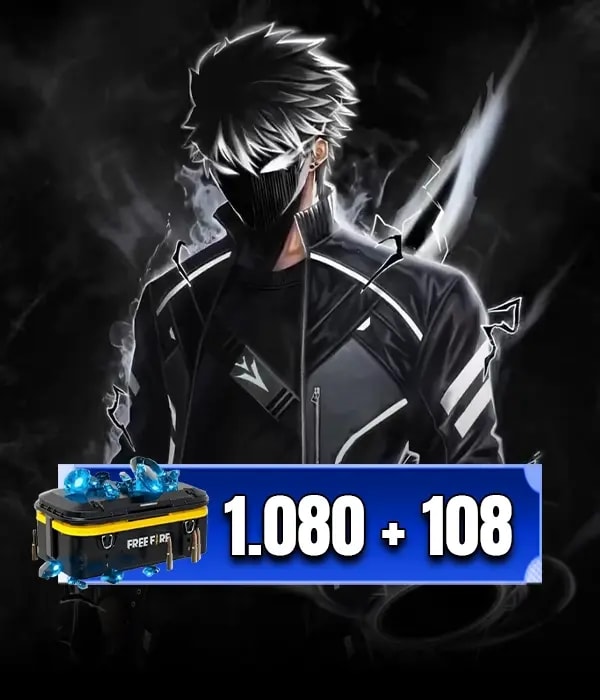 Free Fire 1080 + 108 Diamond